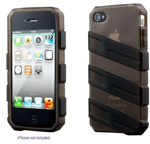 Coolermaster Claw translucent black - protection case for iPhone4/4S