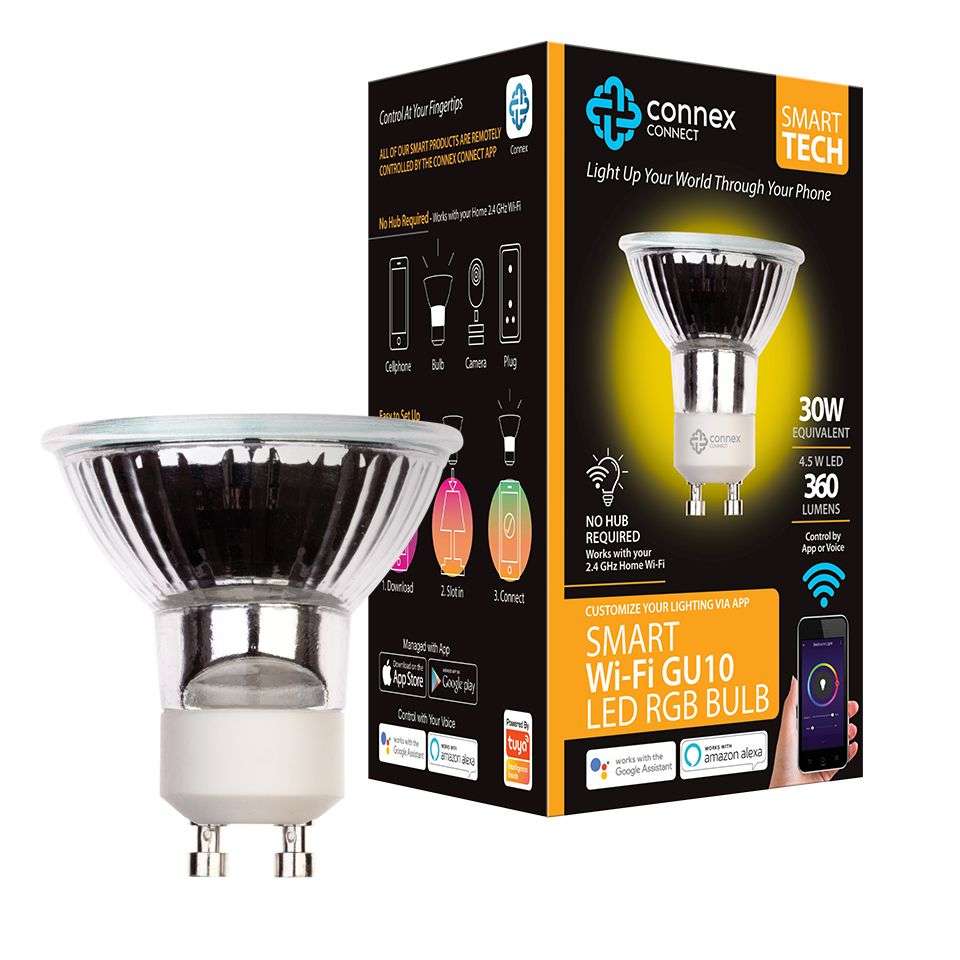 Connex Smart Wi-Fi 4.5W LED Bulb GU10