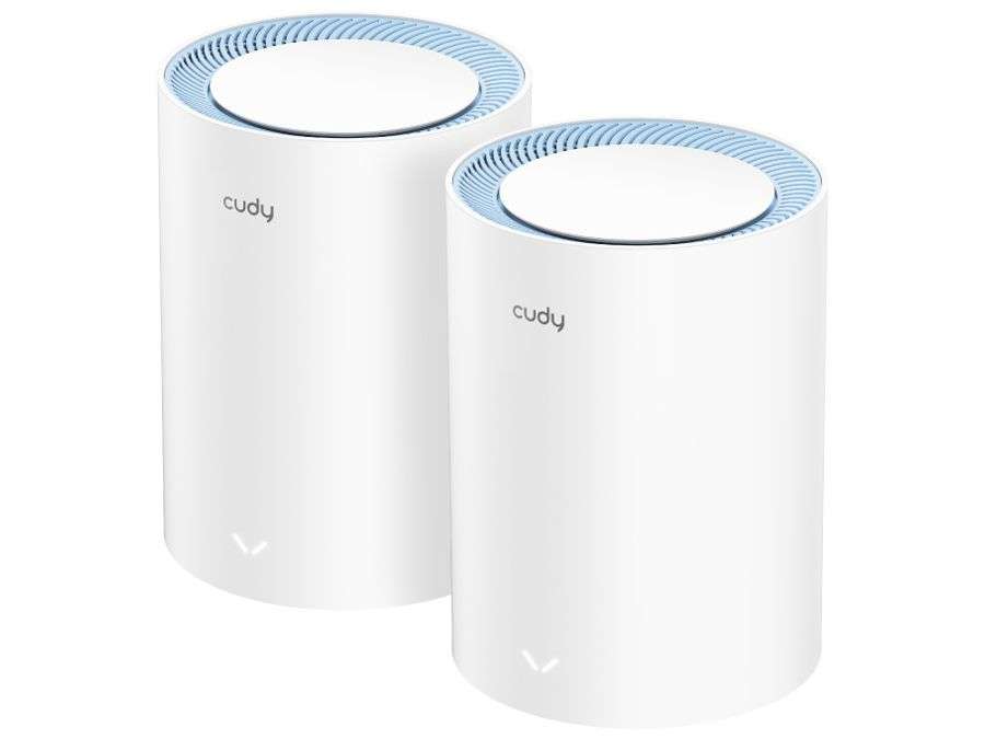 Cudy Dual Band WiFi 5 1200Mbps Fast Ethernet Mesh 2 Pack | M1200 (2-Pack)