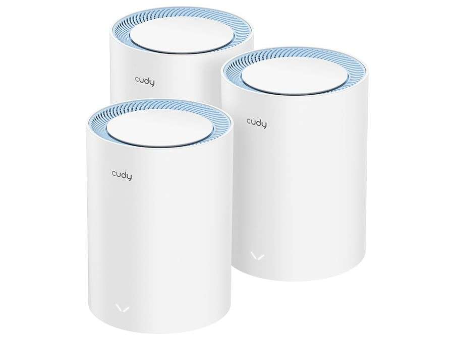 Cudy Dual Band AC 1200Mbps Fast Ethernet Mesh 3 Pack | M1200 (3-Pack)