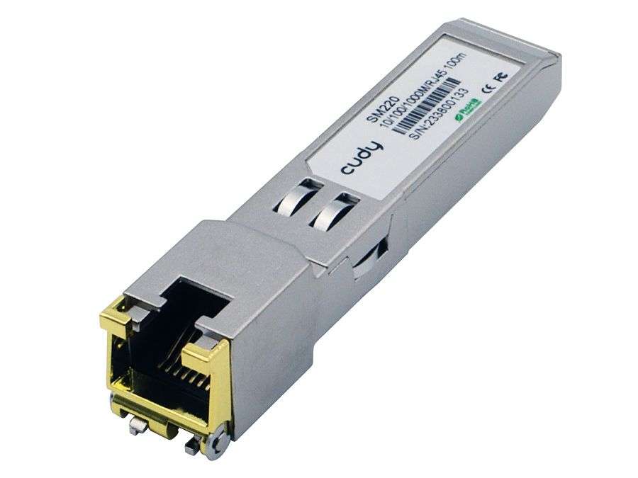 Cudy SFP to RJ45 Gigabit Ethernet Module | SM220