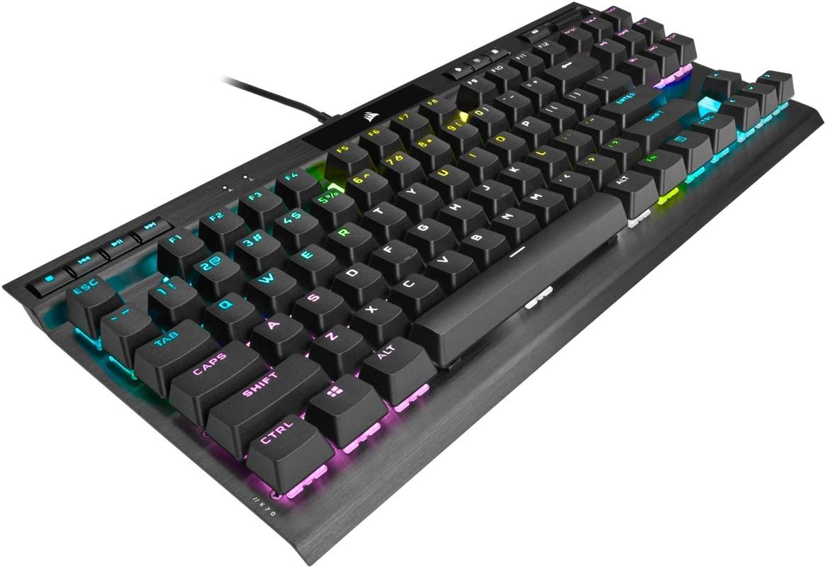 Corsair K70 RGB TKL Optical-Mechanical Gaming Keyboard USB