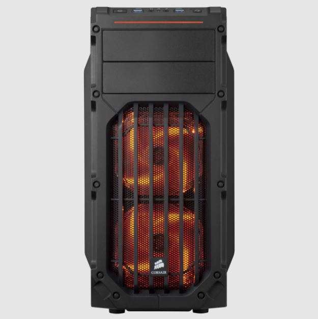 Corsair Carbide Series SPEC-03 Orange LED Mid-Tower Gaming Case