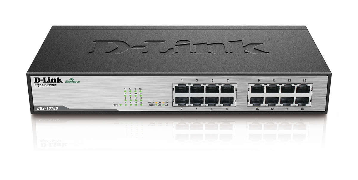 D-Link DGS-1016D 16-Port Gigabit Unmanaged Switch