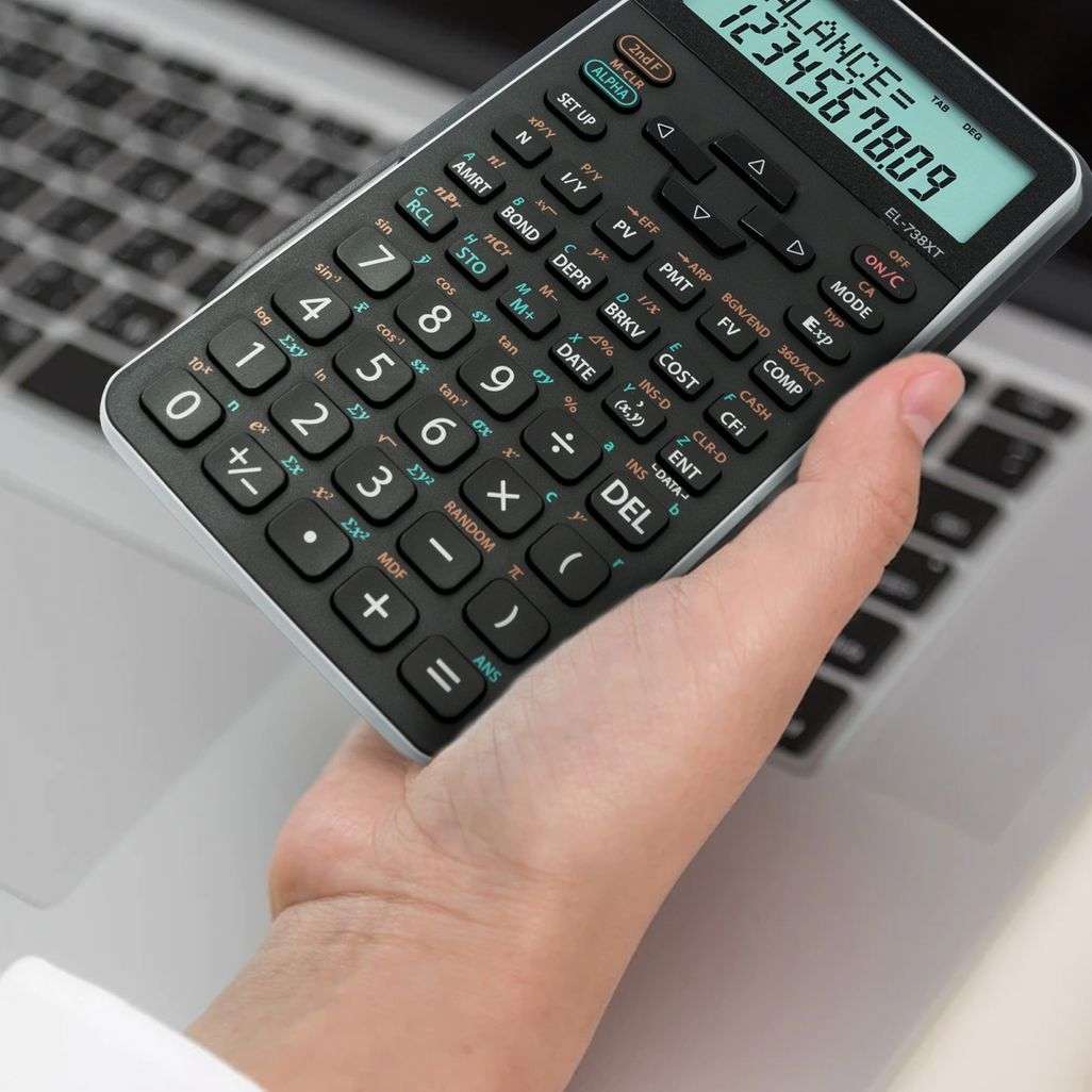 Sharp EL-738 XTB Advanced Financial Calculator