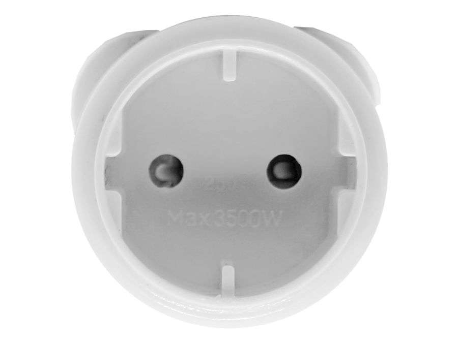2-Pin Schuko to 16A 3-Pin Adaptor