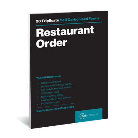 RBE Restaurant Order Trip (148x95) - 5 Pack