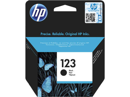 HP 123 Black Original Ink Cartridge Deskjet 2130/2131