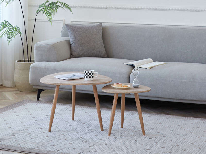 Everfurn Bohemian Nesting Coffee Tables 2 - Piece Set