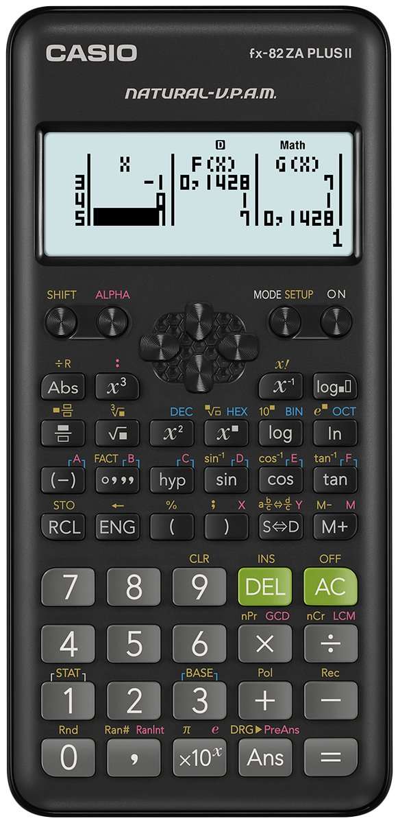 Casio FX-82ZA Plus II Scientific Calculator