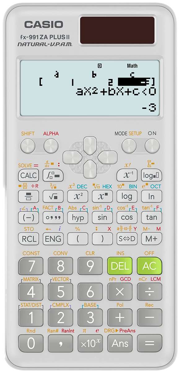 Casio FX-991ZA Plus II Advanced Scientific Calculator