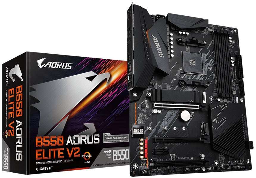 Gigabyte B550 Aorus Elite V2 AMD Ryzen AM4 Socket Motherboard