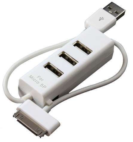 Geeko iPhone USB 2.0 HUB and Charger