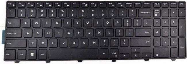Astrum Laptop Replacement Keyboard for Dell 15-3000 - Normal Black US