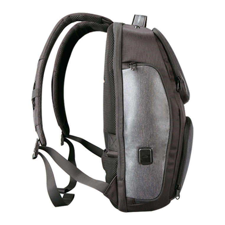 Kingsons Raptor Smart Laptop Backpack K9252W- Black and Grey