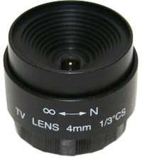 Securnix Lens 4MM Fixed, Retail Box , No Warranty