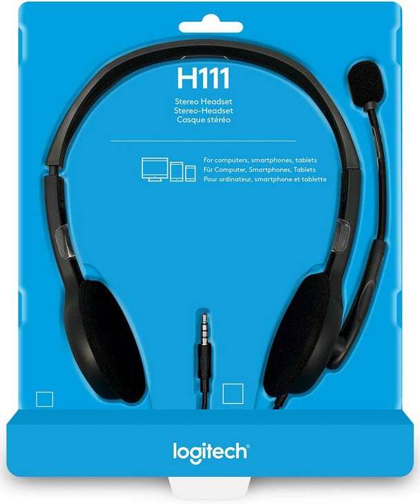 Logitech H111 Stereo Headset 3.5mm Jack