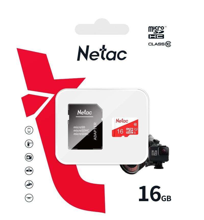 Netac Eco 16GB MicroSD with Adapter