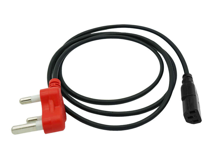 2m IEC Power Cord With Dedicated Plug Top