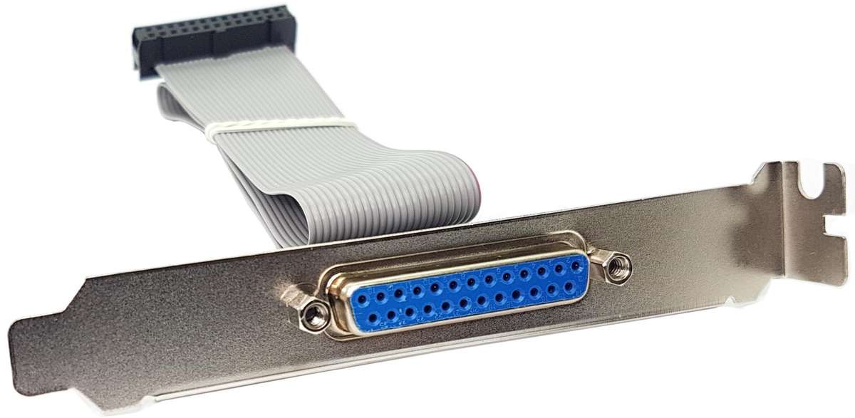 Parallel Port Cable with Bracket