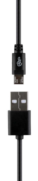 Pro Bass Power Series Boxed Round Micro USB Cable Black