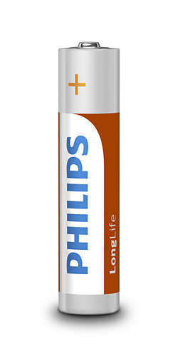 Philips LongLife R03L4B/97 4xAAA Battery Pack
