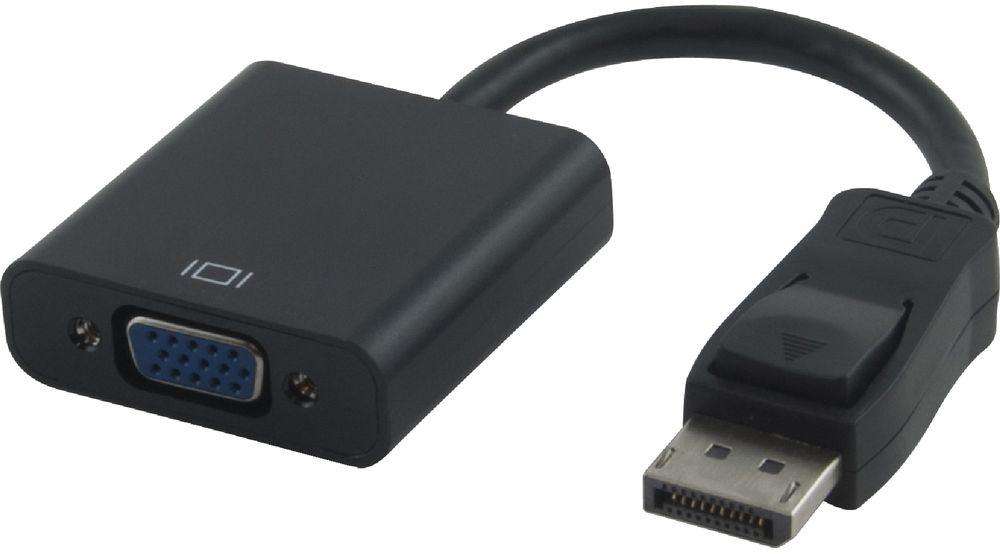 RCT DisplayPort to VGA adaptor - Black