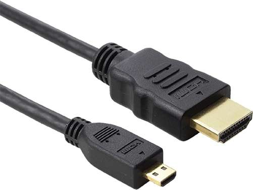 RCT 3m Micro HDMI male to HDMI male cable