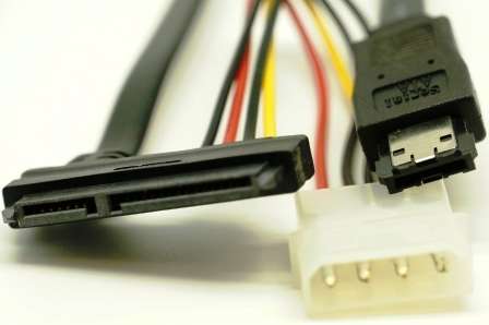 UniQue 4pin Power (Molex) Plug to SATA 15pin Power Socket Cable