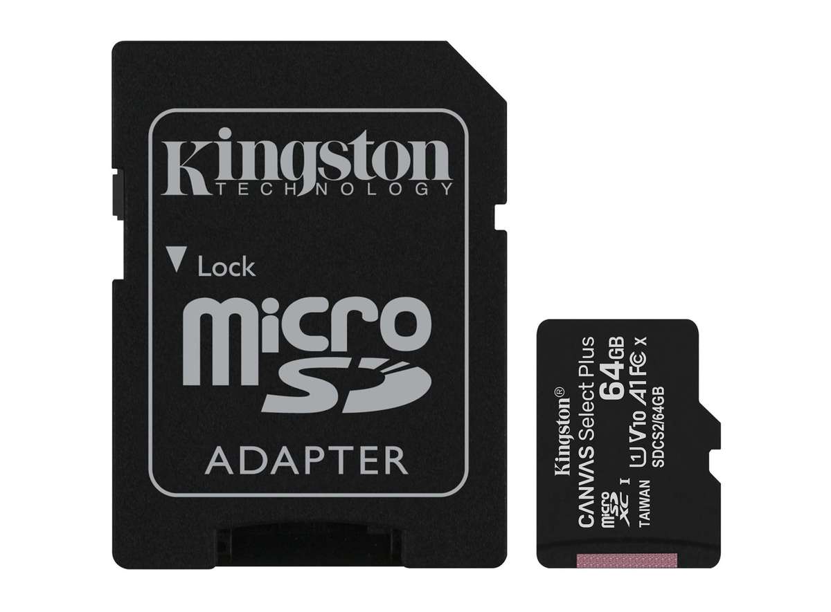 Kingston Micro SD Card Canvas Select Plus 64GB 100MB/S