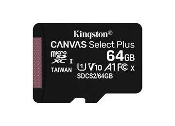 Kingston Micro SD Card Canvas Select Plus 64GB 100MB/S