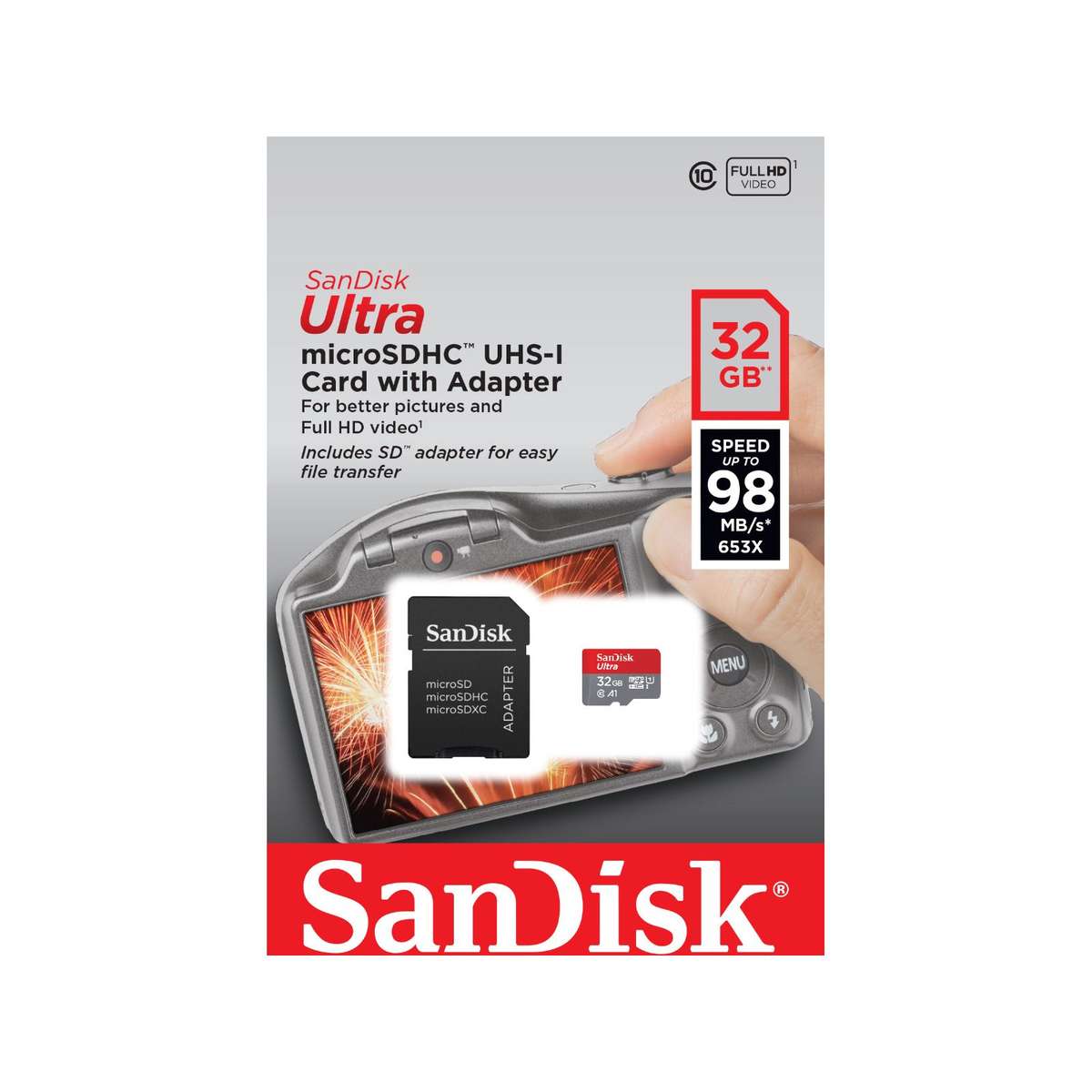 Sandisk Ultra MicroSDHC 32GB C10