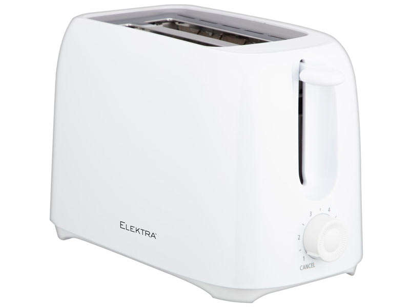 Elektra 700w 2 Slice Plastic Toaster