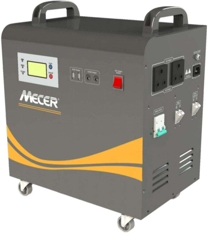 Mecer 360W Solar Charge Controller 1Kw 12V 1x100A Battery Pure Sine Wave Inverter SOL-I-BB-M1