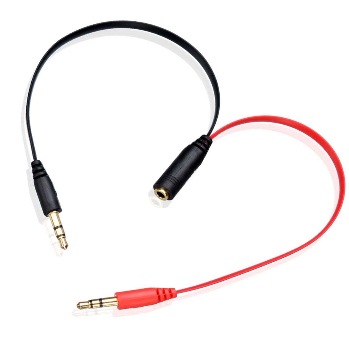 Aux Split Cable 3.5mm Female to 2 x Male AUX Cable