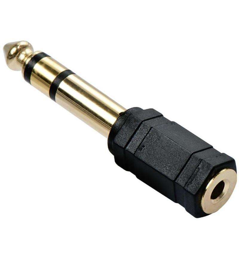 Stereo 3.5 Female to 6.3 Male