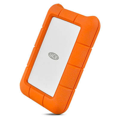 Seagate LaCie Rugged USB-C 4TB Mobile External Hard Drive
