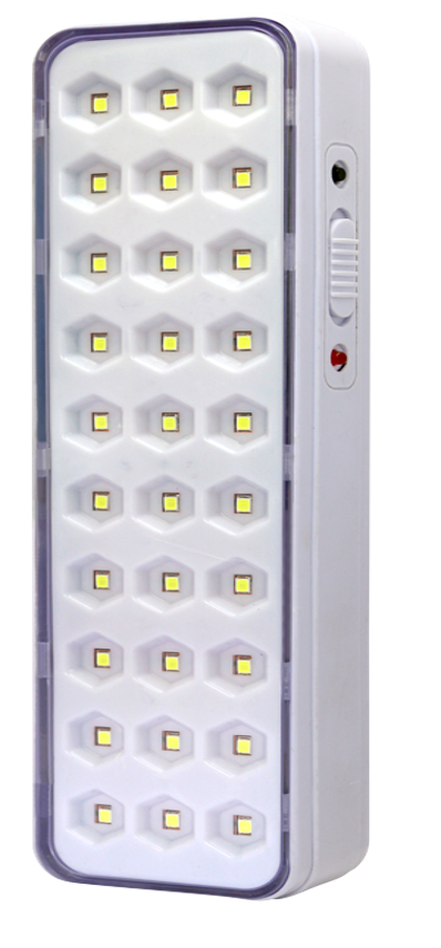 SWITCHED 30 LED Emergency Light AC 150 Lumen -White