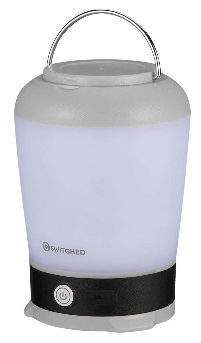SWITCHED Stella Rechargeable Lantern - Grey