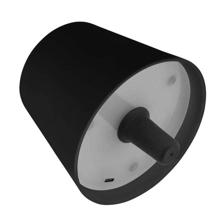 Switched Sleek Series Universal Rechargeable LED Bottle Lamp Black