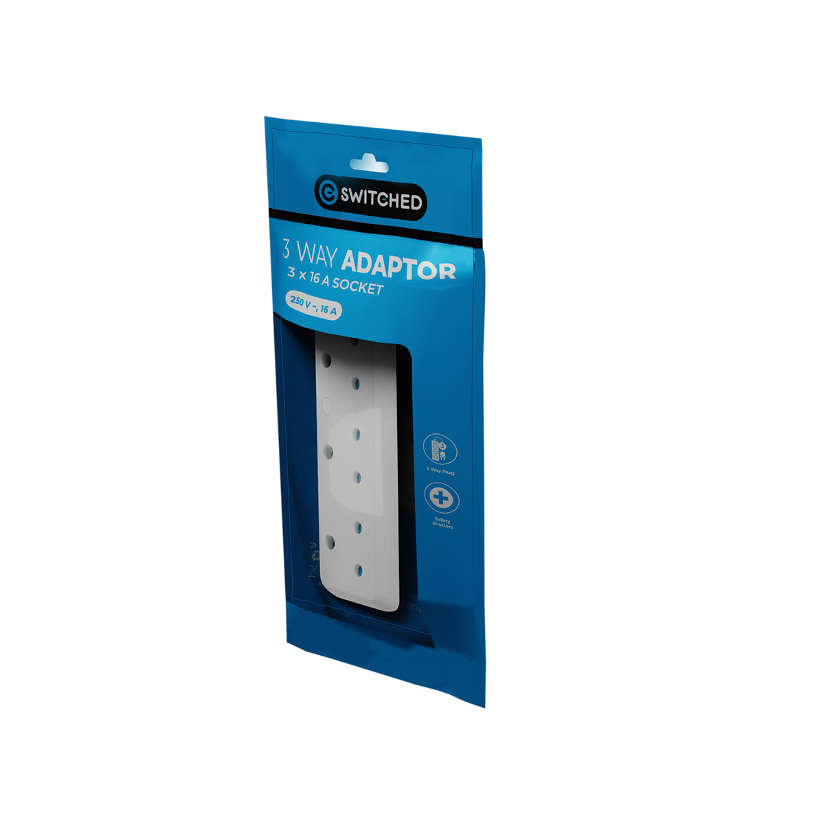 SWITCHED 3PIN to 3 x 16A Socket