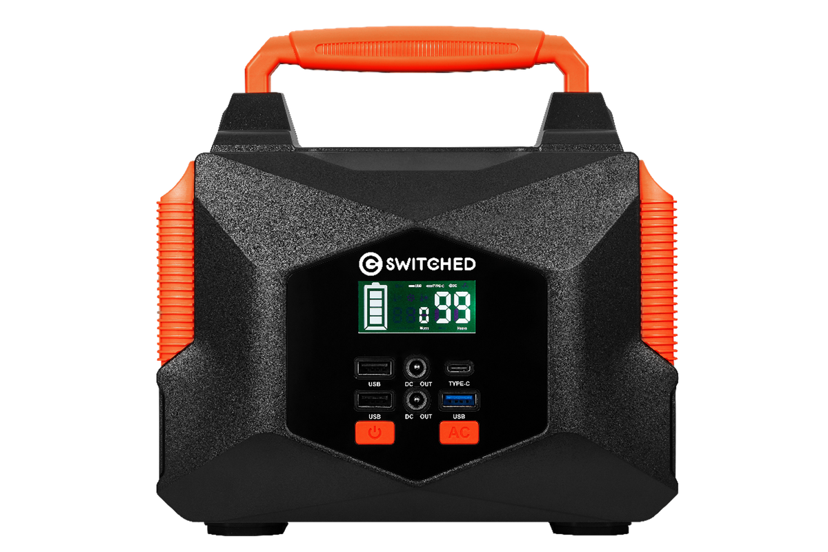 Switched 200W Portable Power Station (166.5Wh)