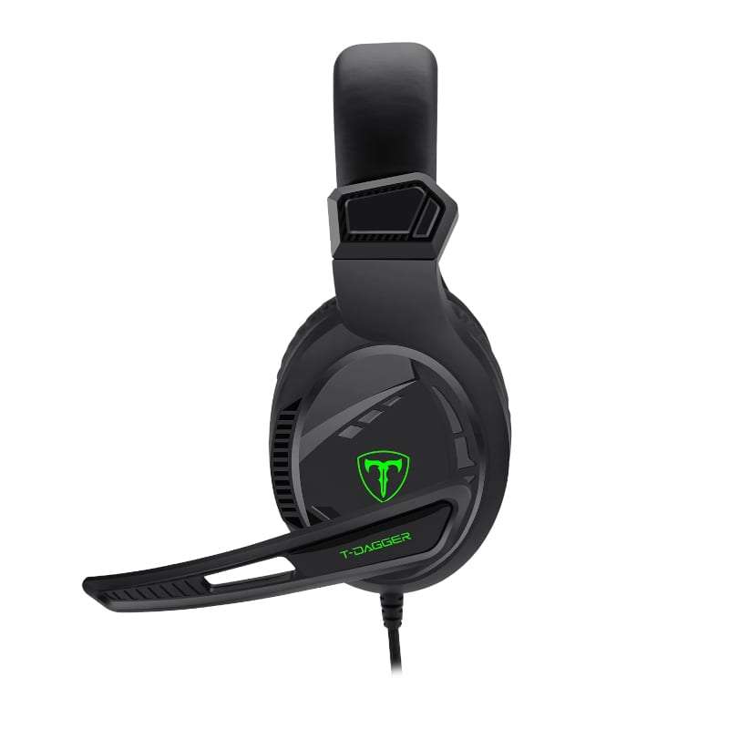 T-Dagger MCKINLEY Over-Ear 3.5mm Aux Gaming Headset - Black