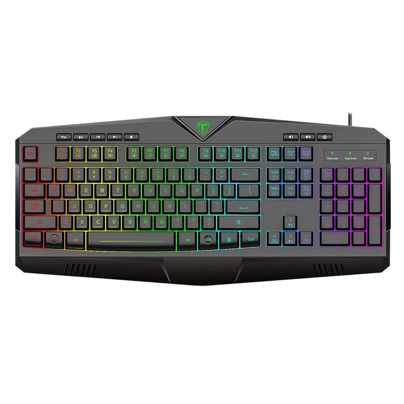 T-Dagger Submarine RGB Colour Lighting|104-107 Key|150cm Cable|19 Non-Conflict Keys Gaming Keyboard
