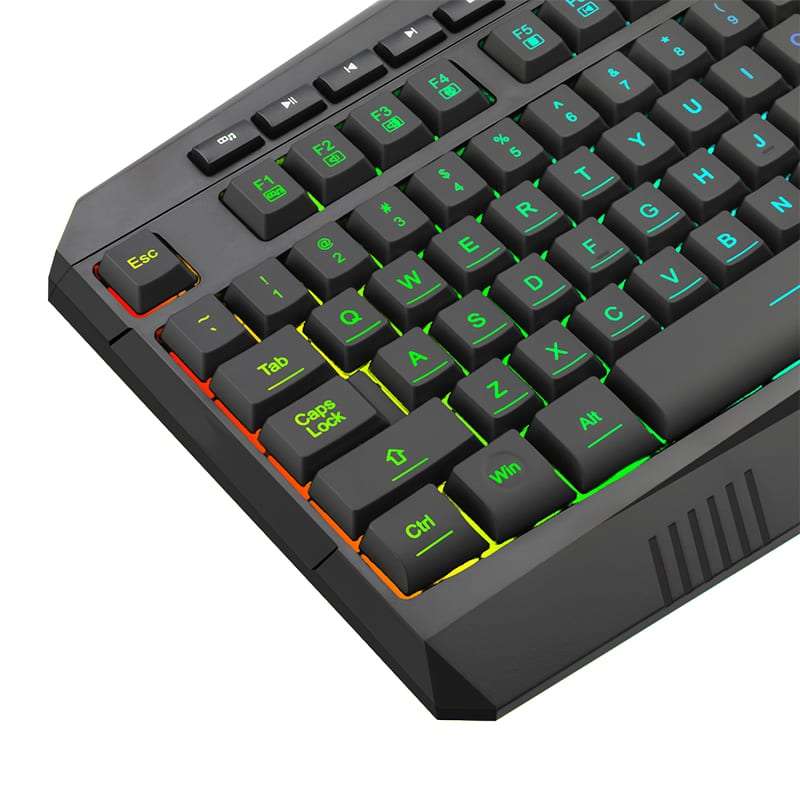T-Dagger Submarine RGB Colour Lighting|104-107 Key|150cm Cable|19 Non-Conflict Keys Gaming Keyboard