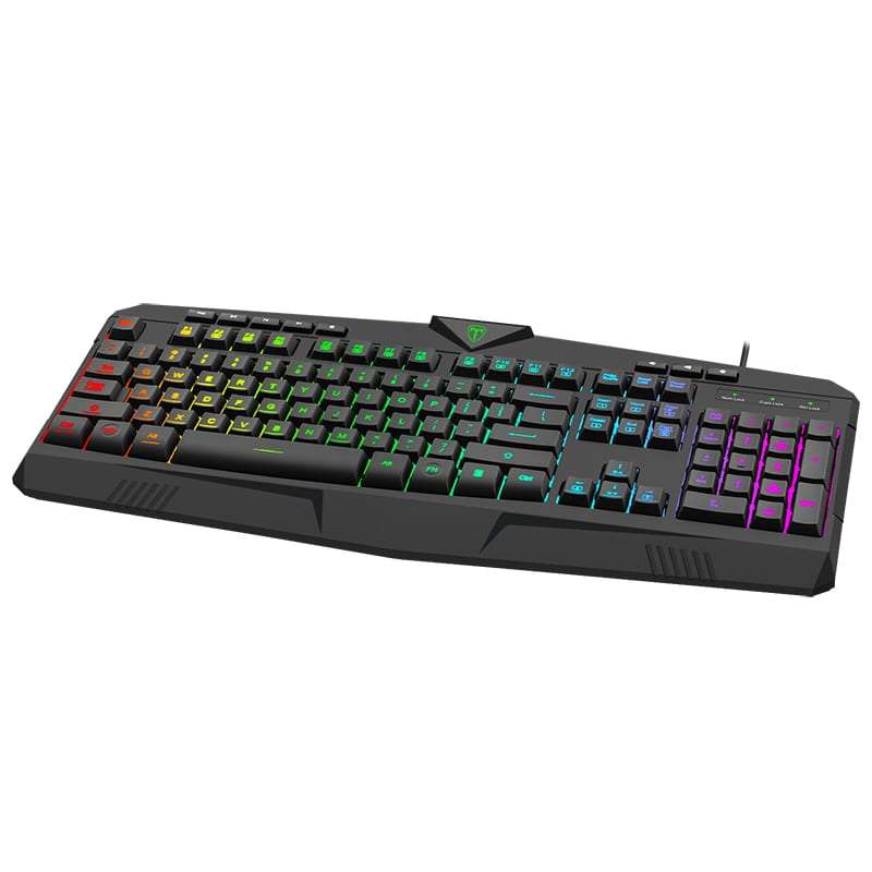 T-Dagger Submarine RGB Colour Lighting|104-107 Key|150cm Cable|19 Non-Conflict Keys Gaming Keyboard