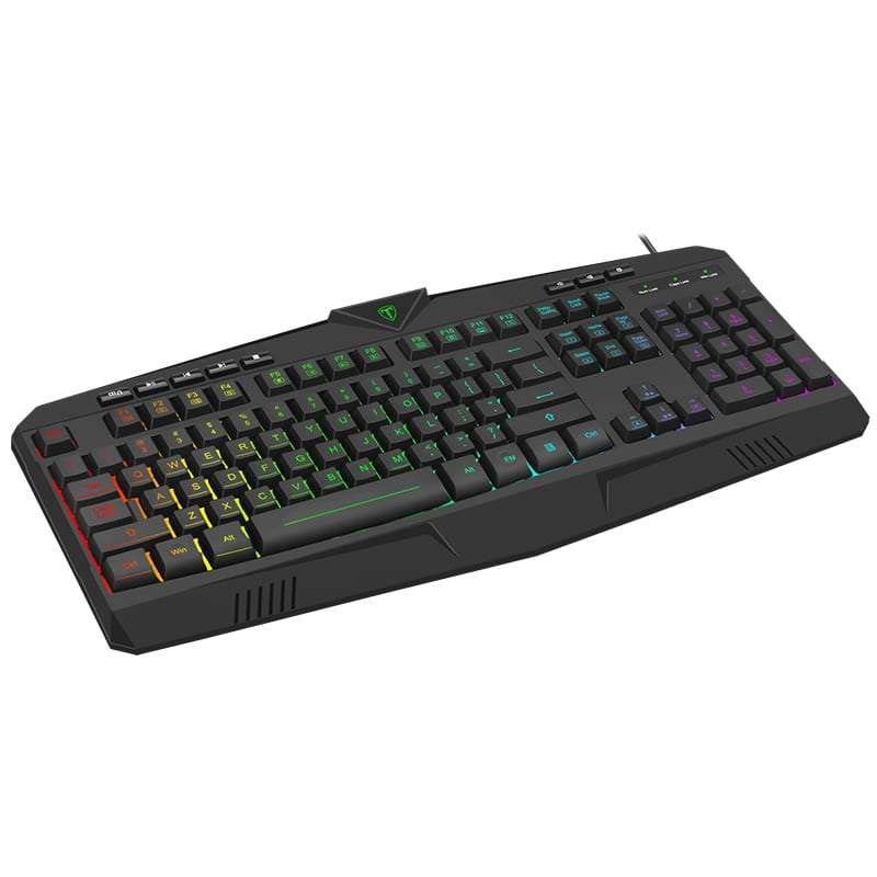 T-Dagger Submarine RGB Colour Lighting|104-107 Key|150cm Cable|19 Non-Conflict Keys Gaming Keyboard
