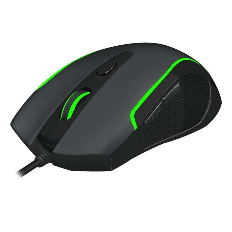 T-Dagger Private 3200DPI 6 Button|180cm Cable|Ergo-Design|RGB Backlit Gaming Mouse - Black