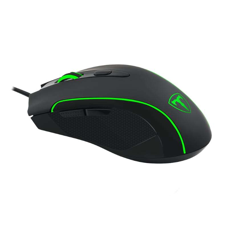 T-Dagger Private 3200DPI 6 Button|180cm Cable|Ergo-Design|RGB Backlit Gaming Mouse - Black