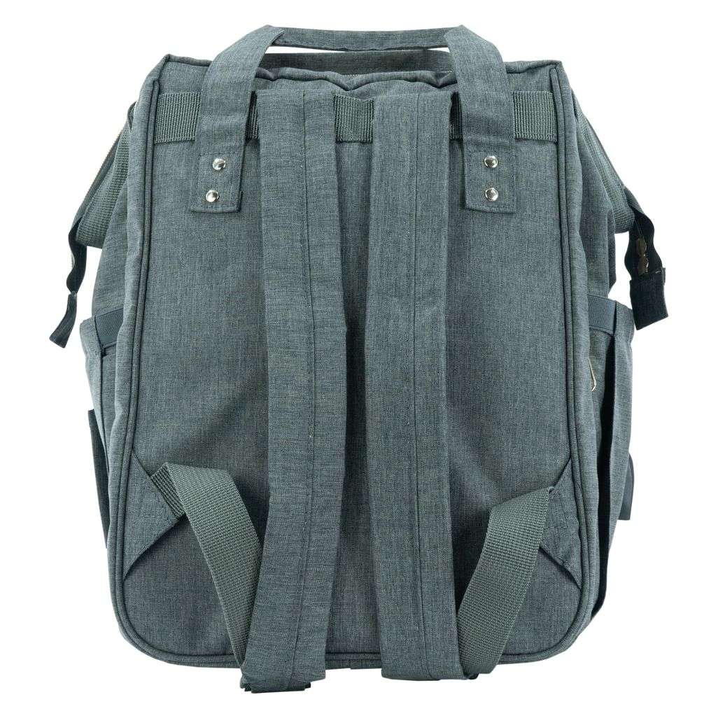 Totes Babe Alma Convertible Diaper Backpack Dark Grey